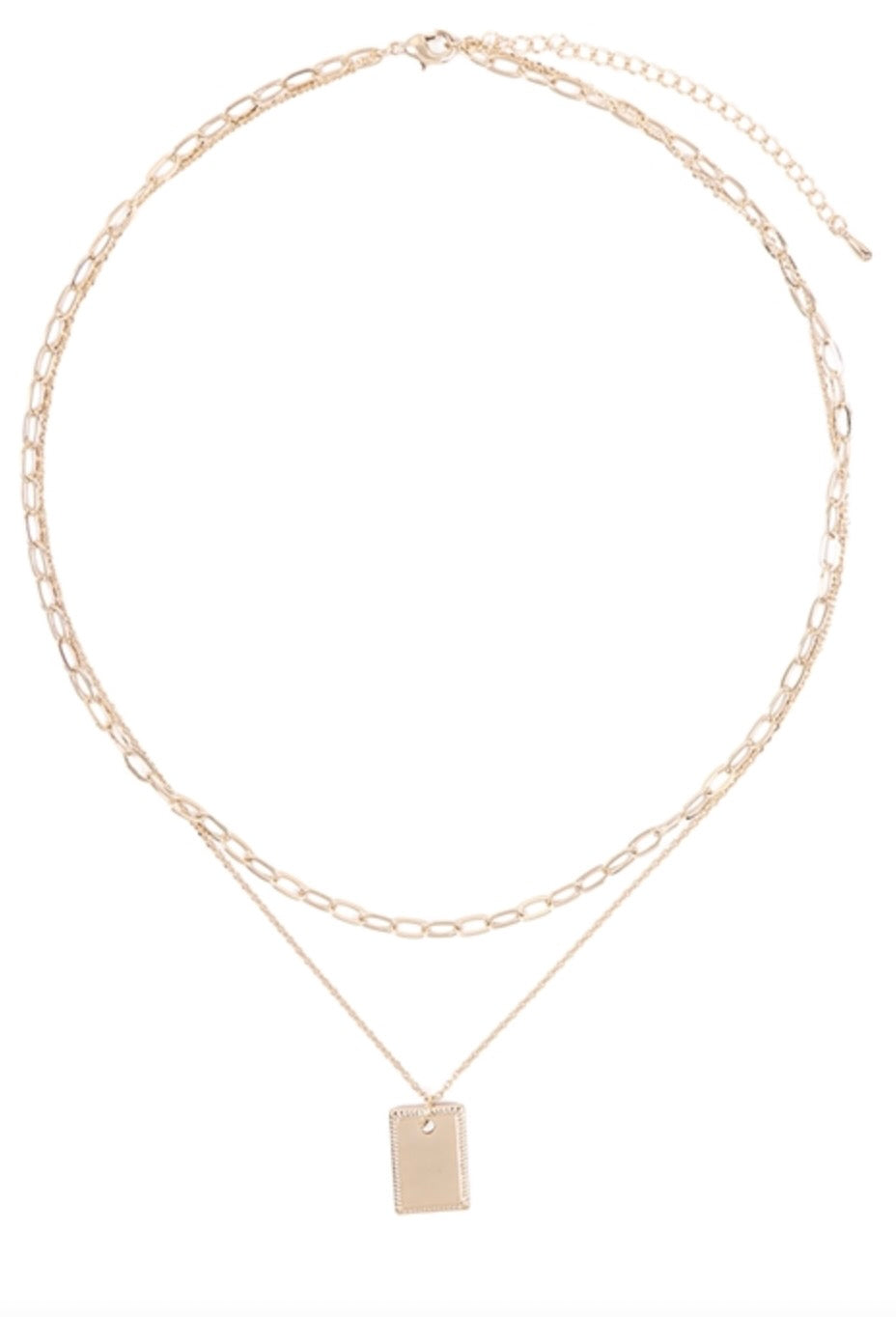 Brass Plate Pendent