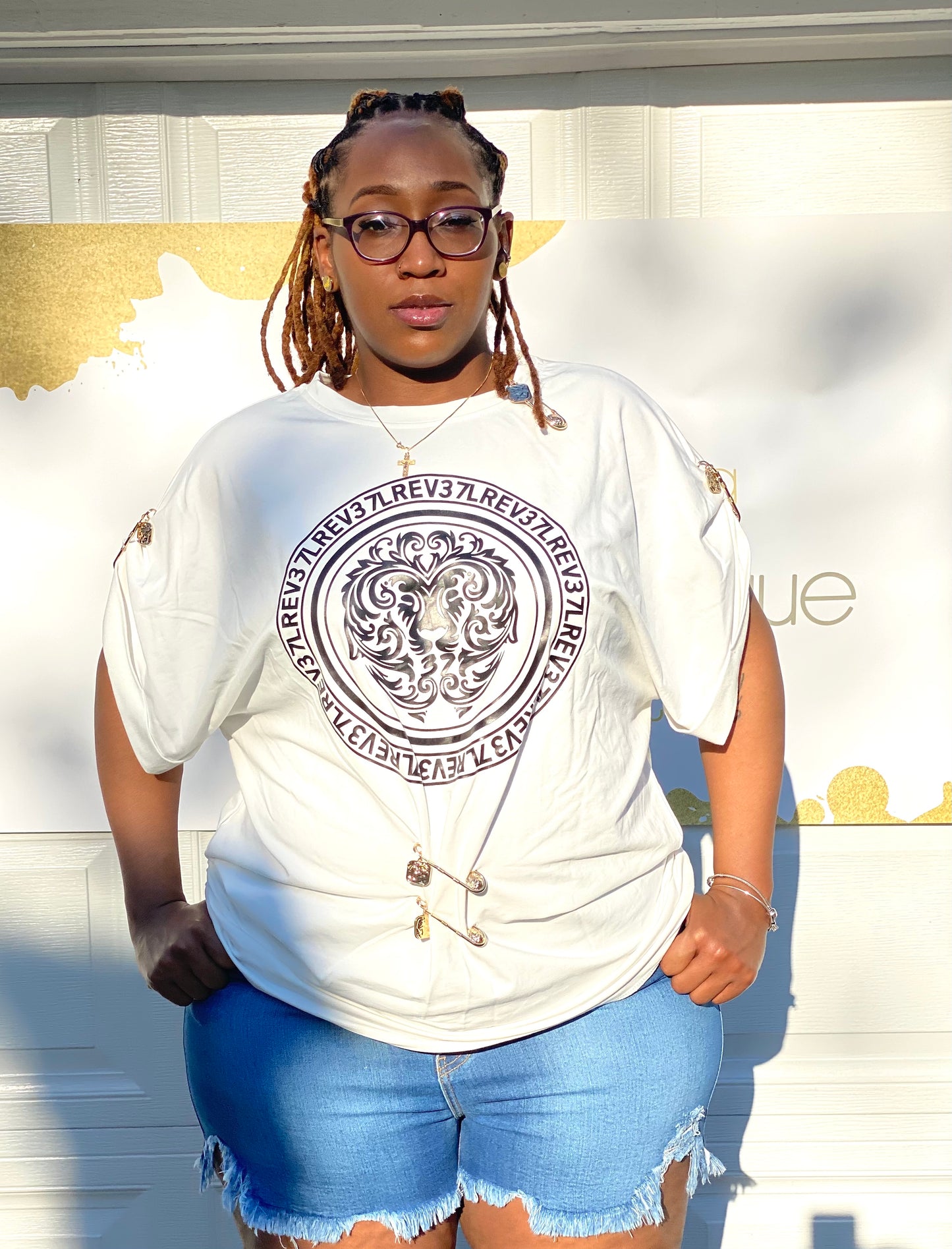Safety Pin T-Shirt Dress