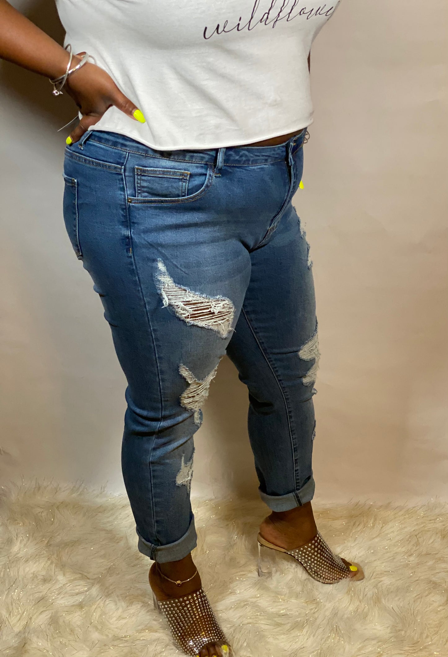 Distressed Jeans