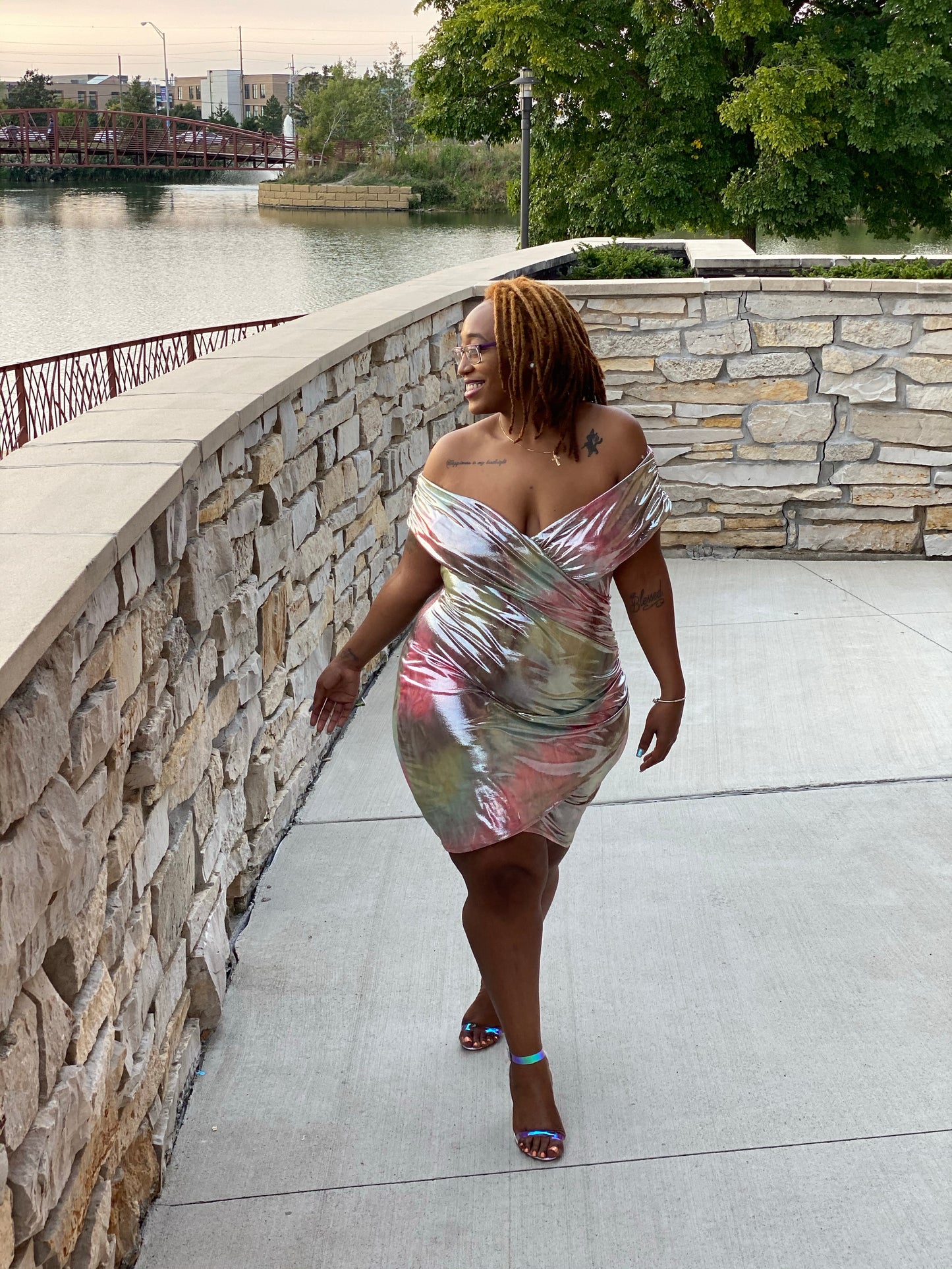 Metallic Dress