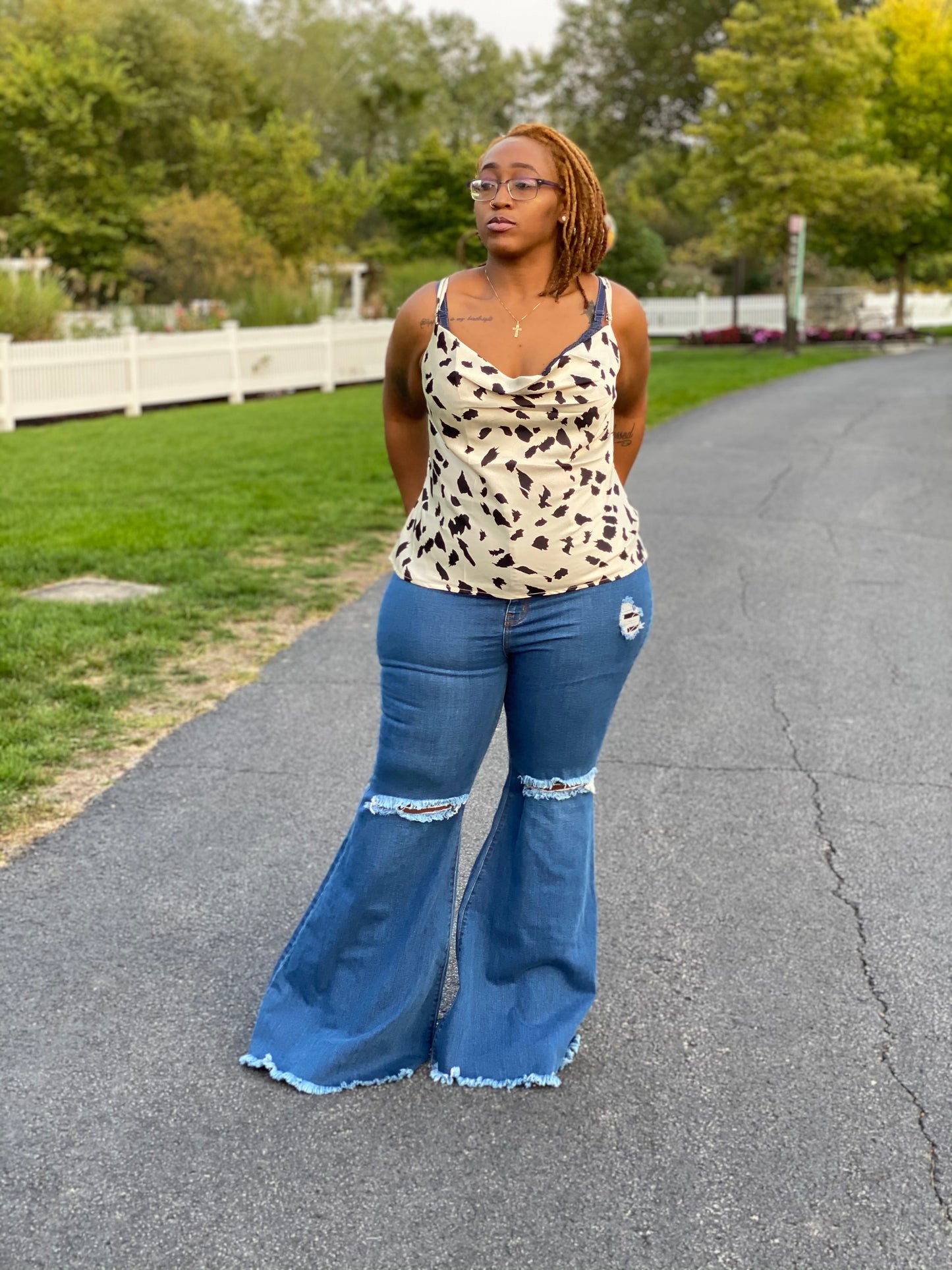 Leopard cami