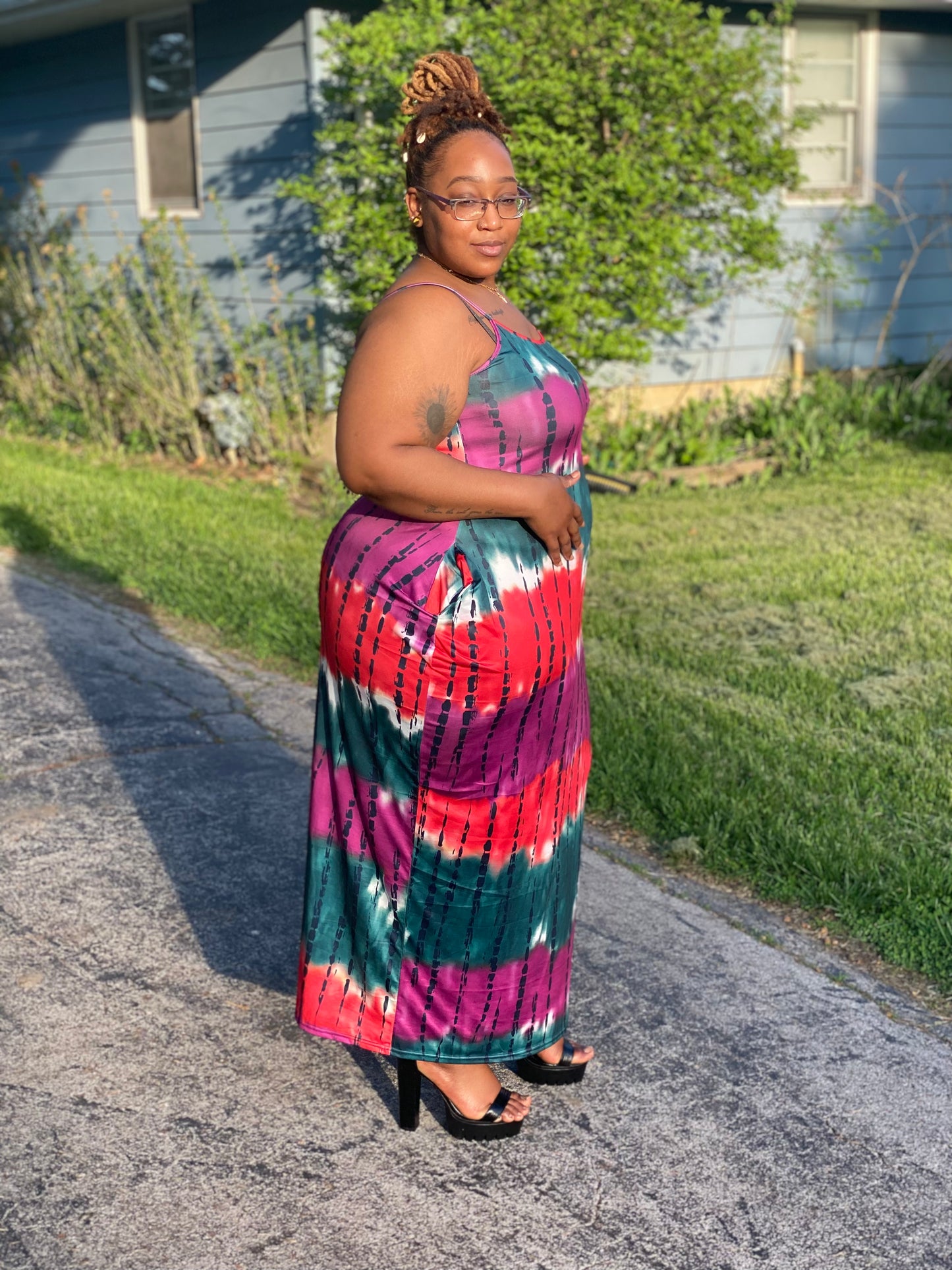 Tie-Dye Maxi Dress