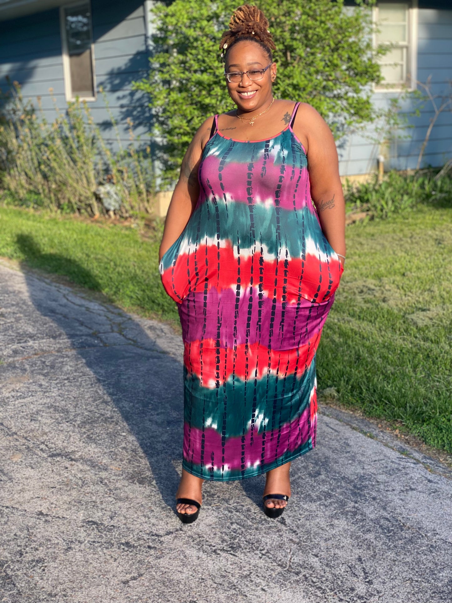 Tie-Dye Maxi Dress